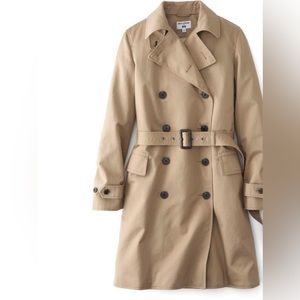 Ines de la Fressange X Uniqlo Tan Trench Coat with Belt